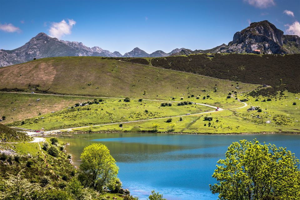 Les paysages, asturies, covadonga, lac, montagne, espagne, europe, enol