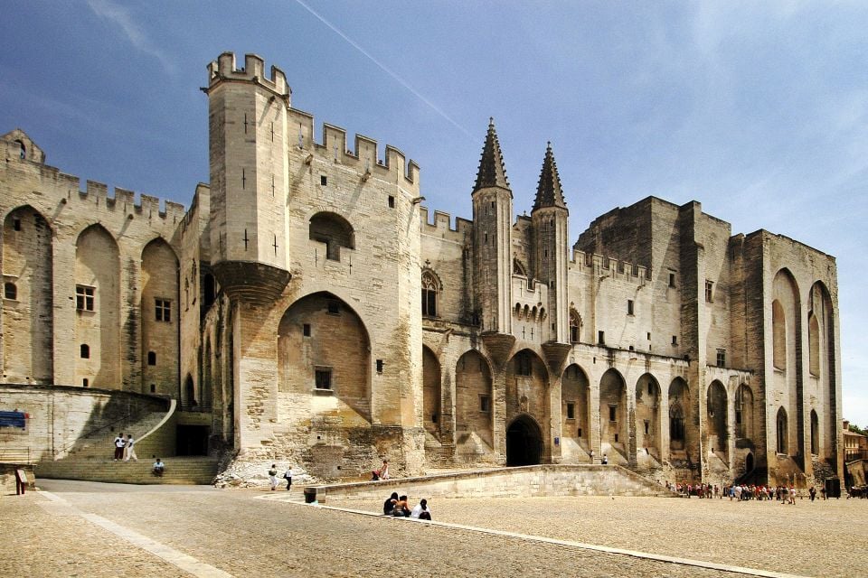 Facciata del Palazzo dei Papi, Il Palazzo dei Papi, I monumenti, Avignon, Provenza-Alpi-Costa Azzurra