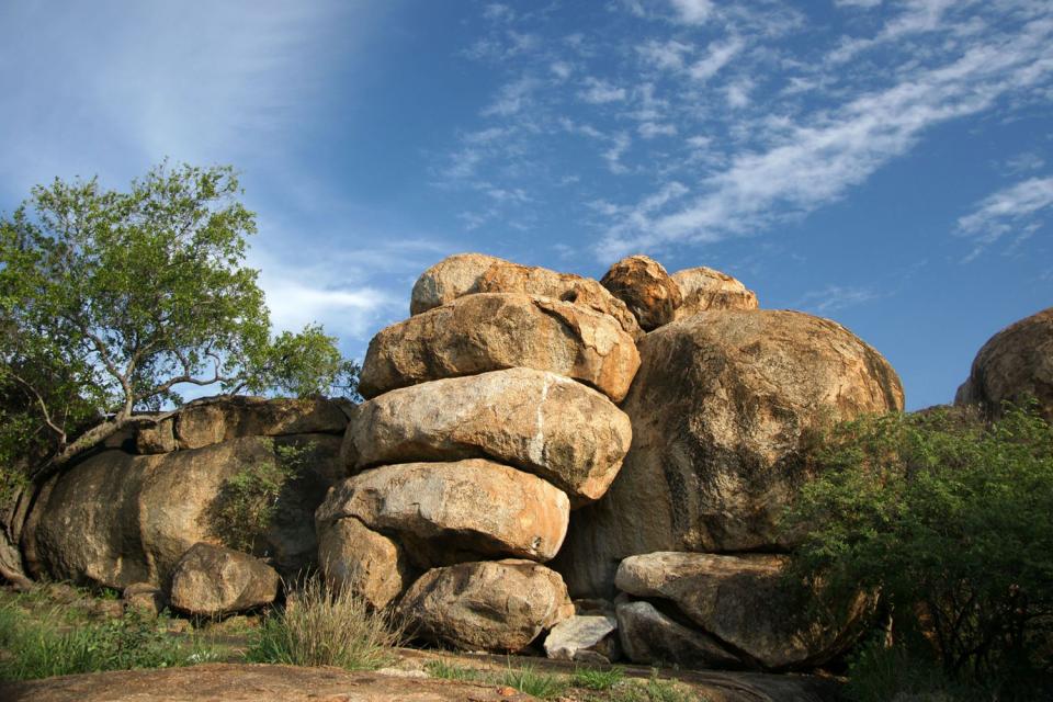 Les collines de Tsodilo , Les grottes Gcwihaba et les collines Tsodilo , Botswana