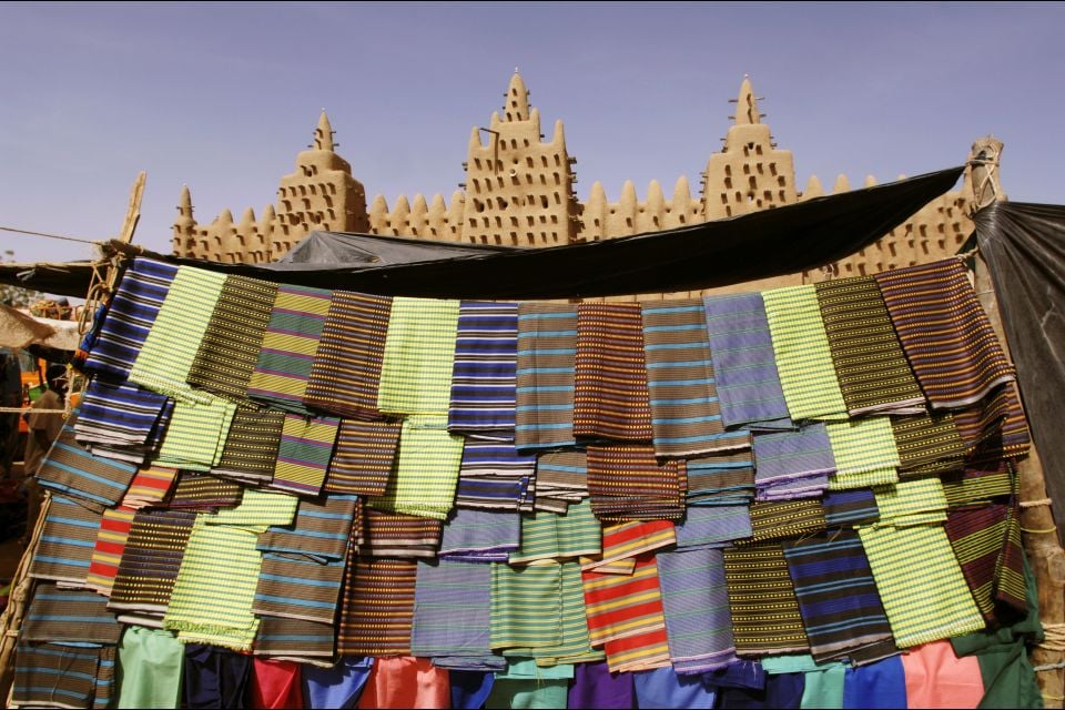 Les arts et la culture, Mali Afrique sahara tissu bogolan artisanat