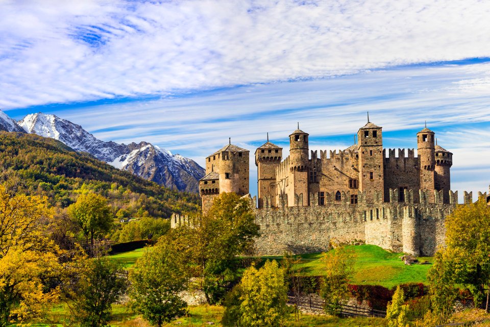 Castello di Fenis, Aostatal, Die Schlösser, Die Monumente, Das Aoste-Tal