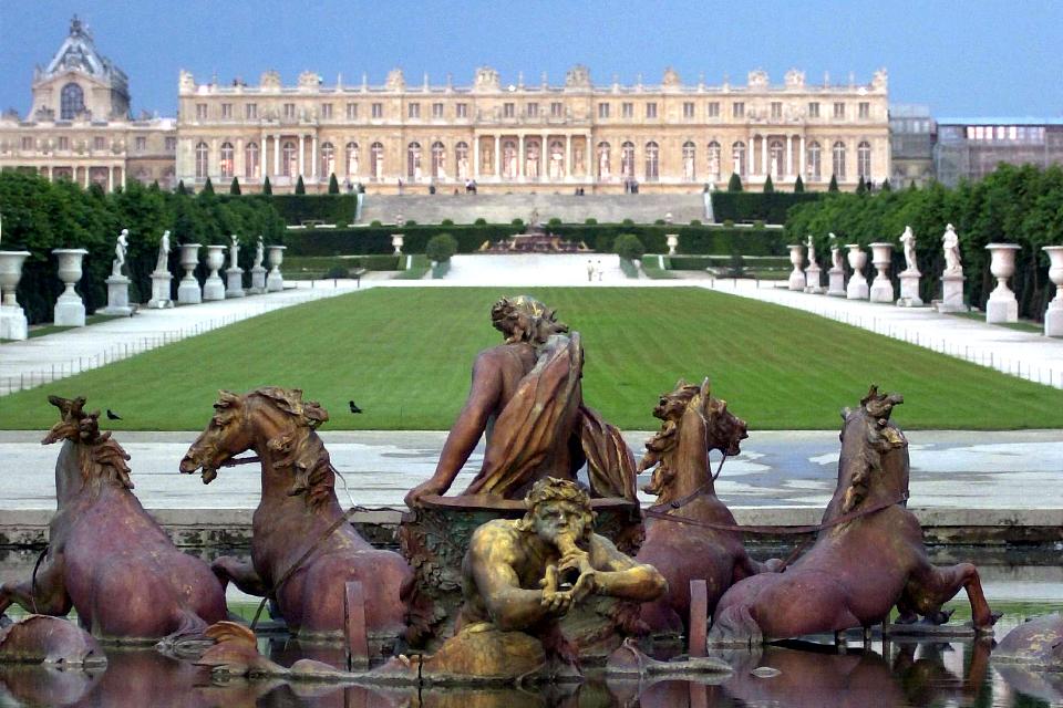 Castello di Versailles , Corte del castello di Versailles , Francia