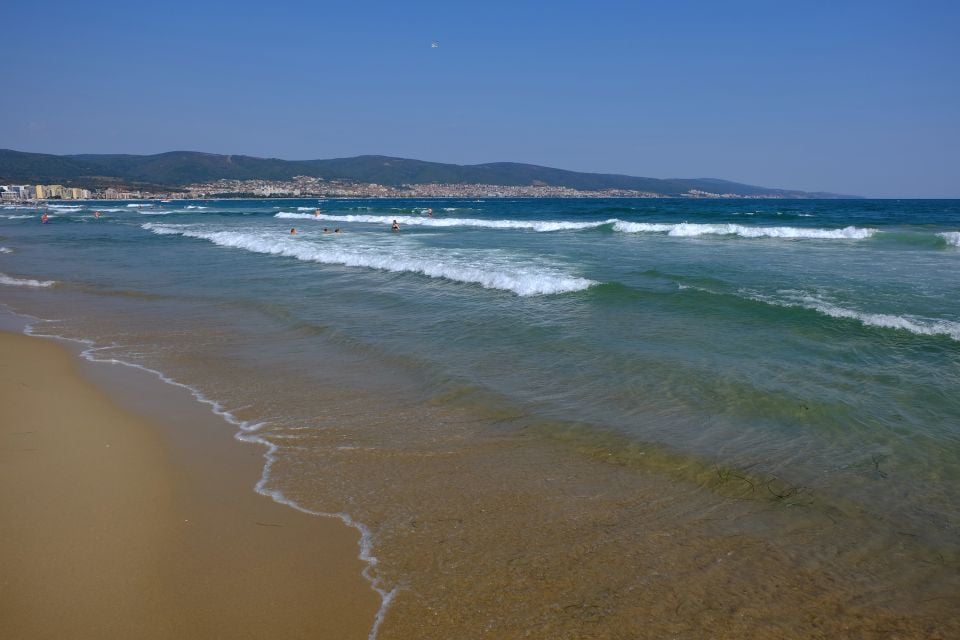 Les côtes, mer noire, bulgarie, europe, côte, plage, vacances, sunny beach, mer