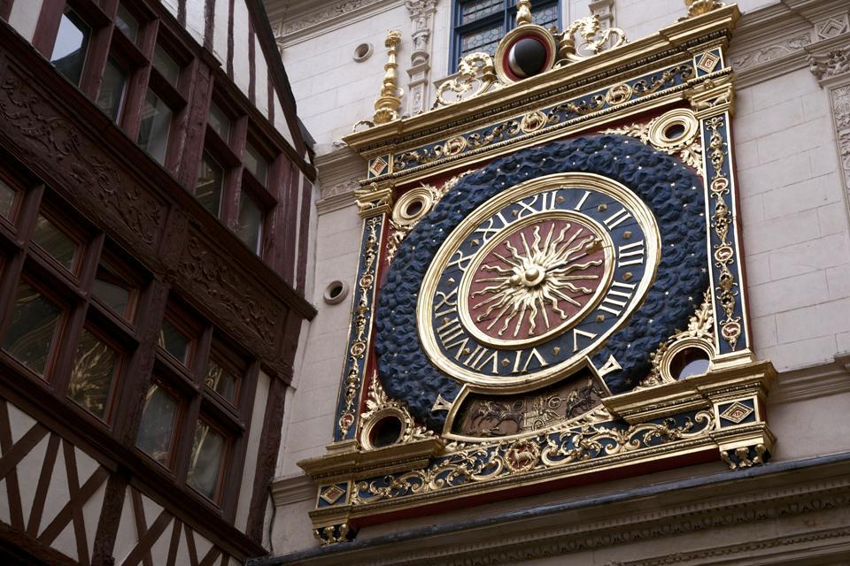 El Gran Reloj de Ruán , Francia