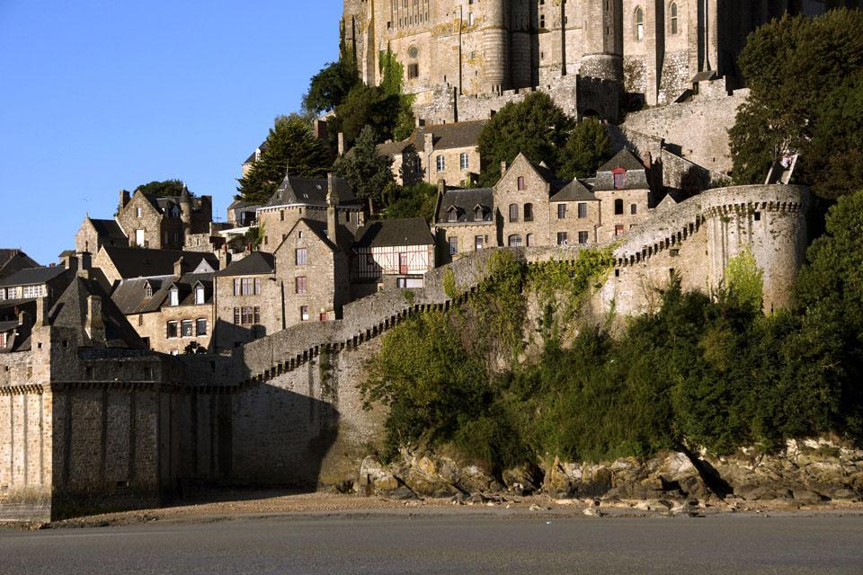 L'architecture du Mont Saint-Michel , France