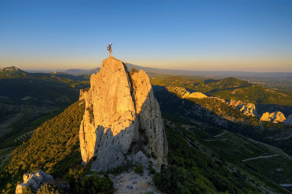 Klettern im Departement Lozère , Frankreich