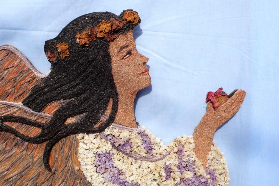 Un ange représenté pour la Bajada, El Hierro - La Bajada de la Virgen de Los Reyes, Les arts et la culture, Canaries