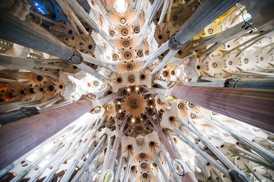 Die Sagrada Familia , Fassade der Sagrada Familia , Spanien