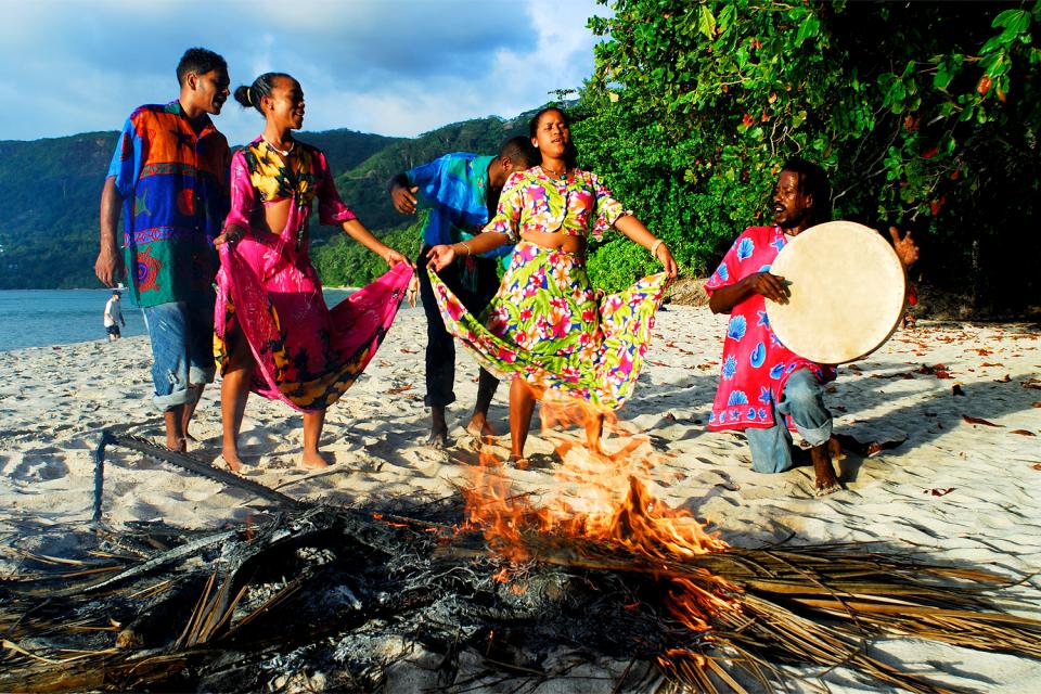 Dancing , Moutia , Seychelles