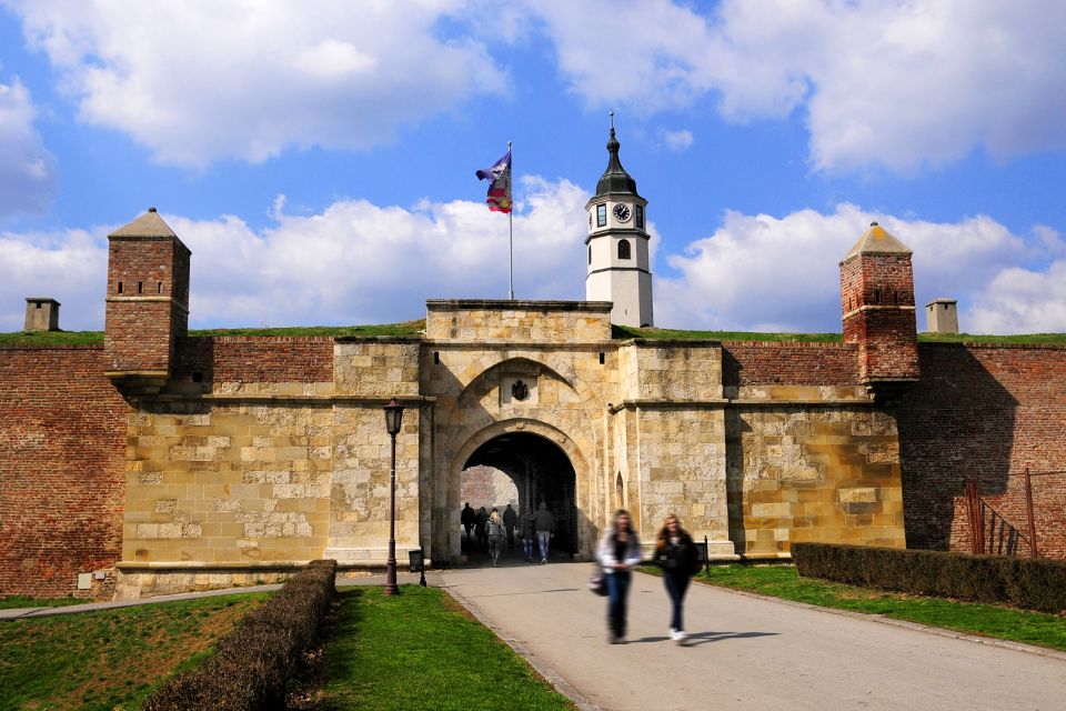 La forteresse de Belgrade , Entrée de la forteresse de Belgrade , Serbie