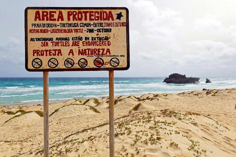 Los restos del Cabo Santa María , Excursión a los restos del Santa María , Cabo Verde