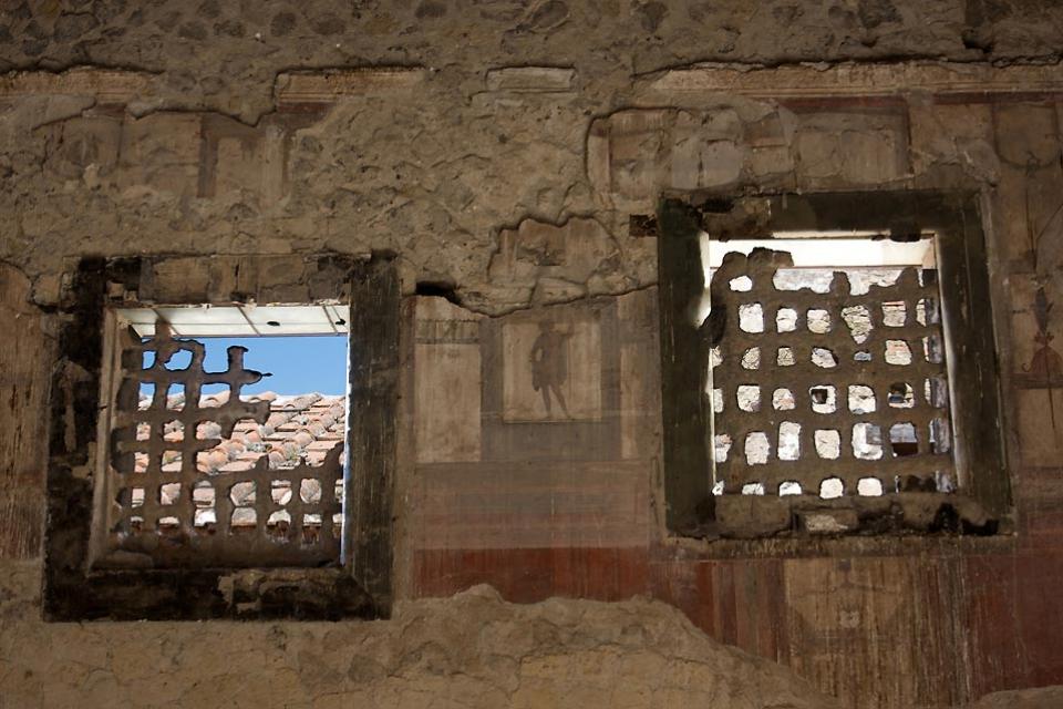 Ercolano , gli scavi , Gli affreschi di Ercolano , Italia