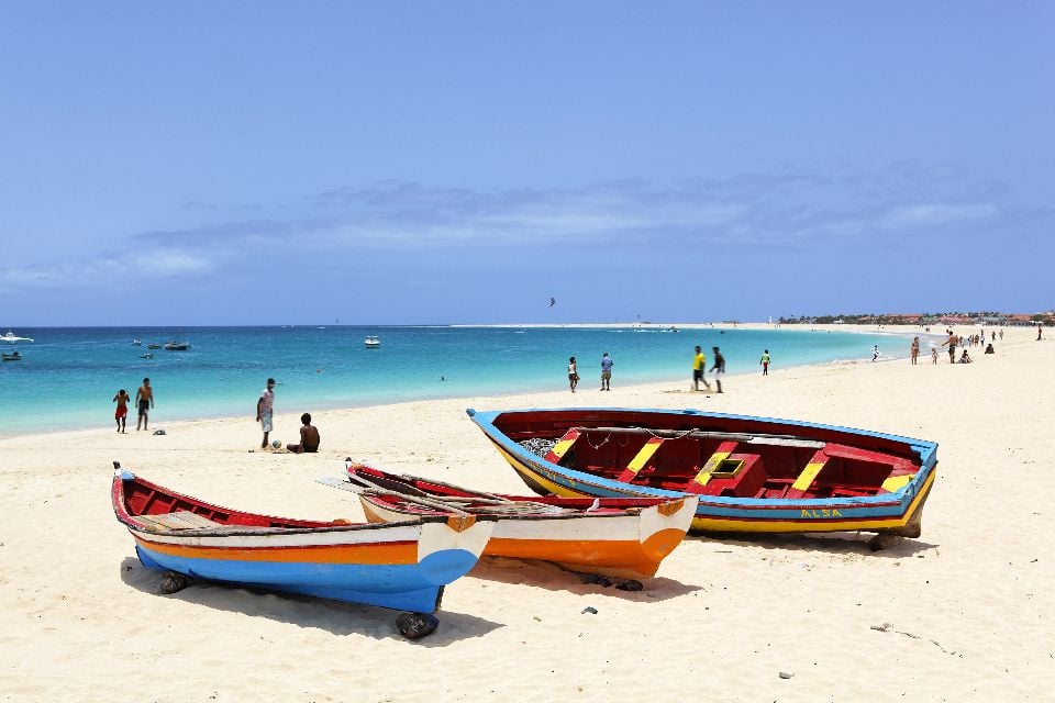 Las playas de Sal , Playas de Sal , Cabo Verde