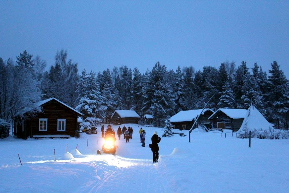 Fermes de rennes , Les grands espaces , Finlande