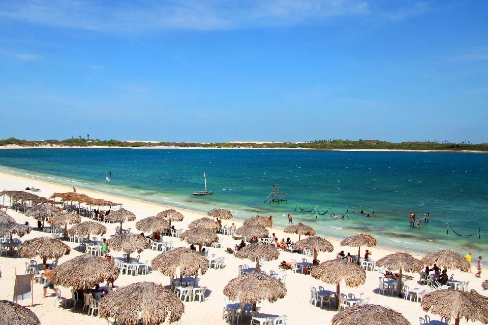 La plage de Jericoacoara - Brazil