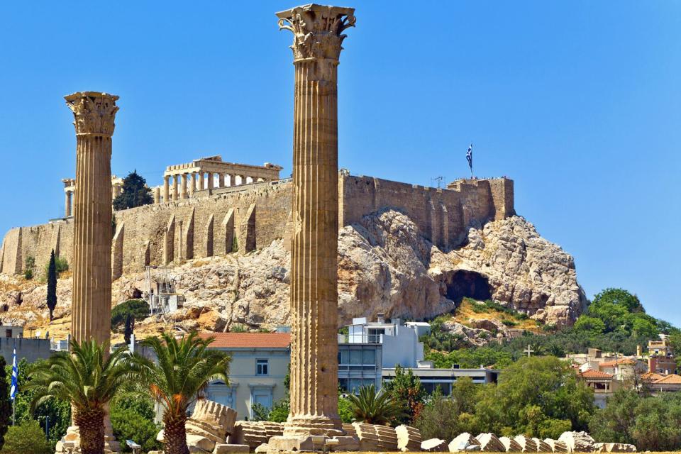 L'Acropole d'Athènes , Grèce