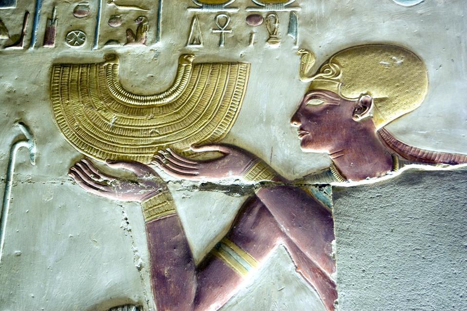 Le temple d'Abydos , Egypte