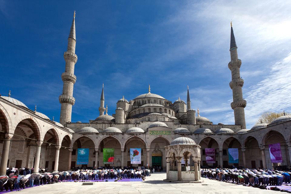 La Mosquée Bleue , Galerie du 1er étage, mosquée bleue , Turquie