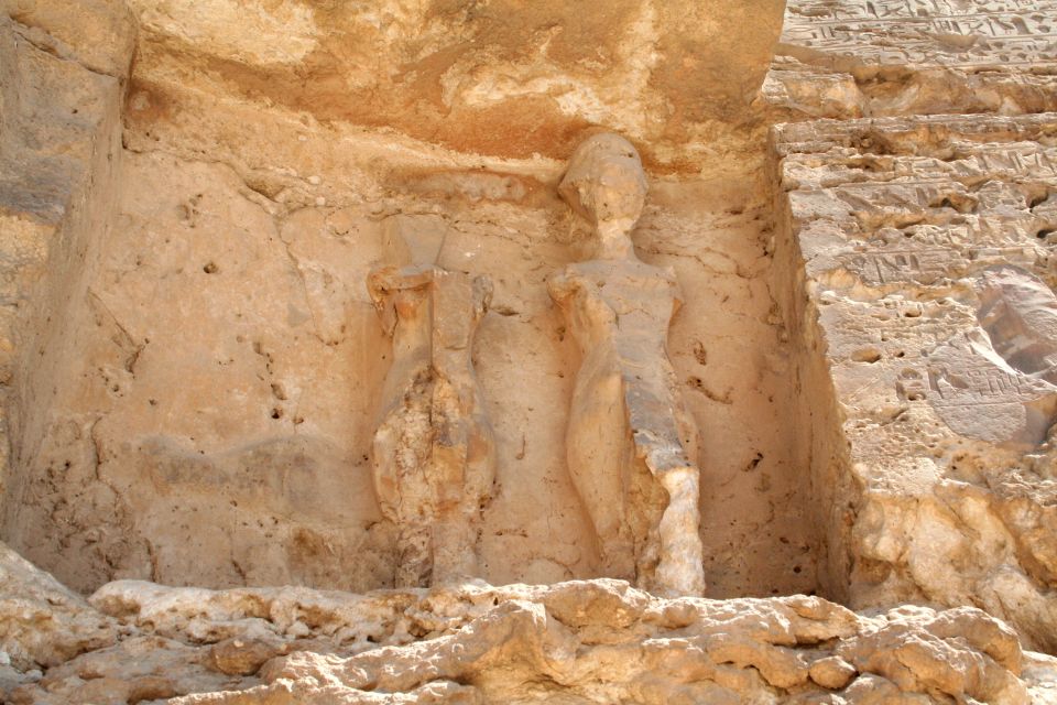Frescos en el yacimiento arqueológico de Amar, Le site d'Armana, Los parajes, Egipto