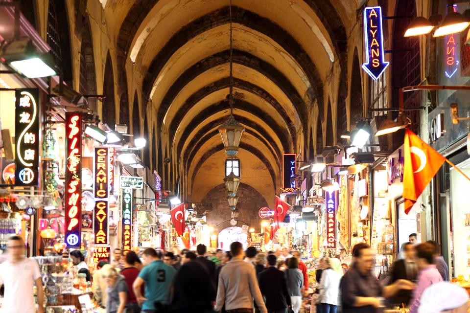 Il Gran Bazar , Istanbul , Il Grand Bazar di Istanbul , Turchia