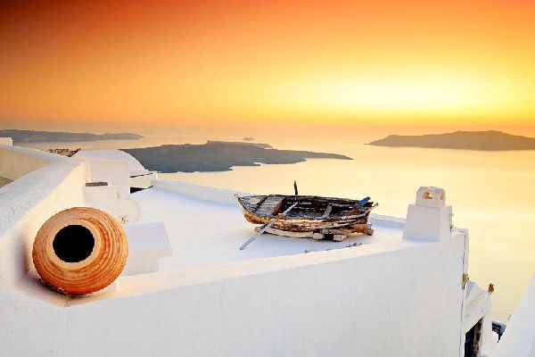 Les Couchers De Soleil Cyclades Grèce