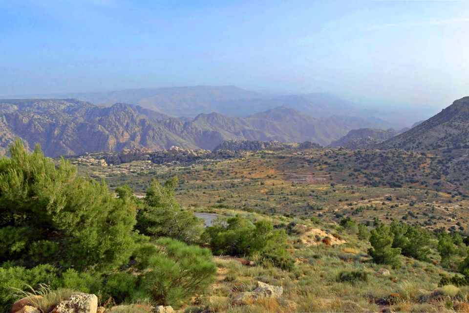 , La réserve naturelle de Dana, Los paisajes, Jordania