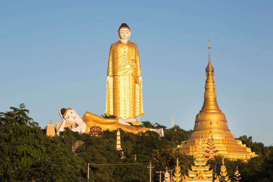 Le plus grand bouddha du monde , El buda más grande del mundo , Myanmar