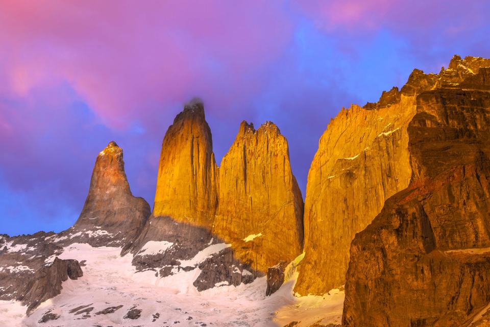 Il Parco nazionale di Torres del Paine , Cile