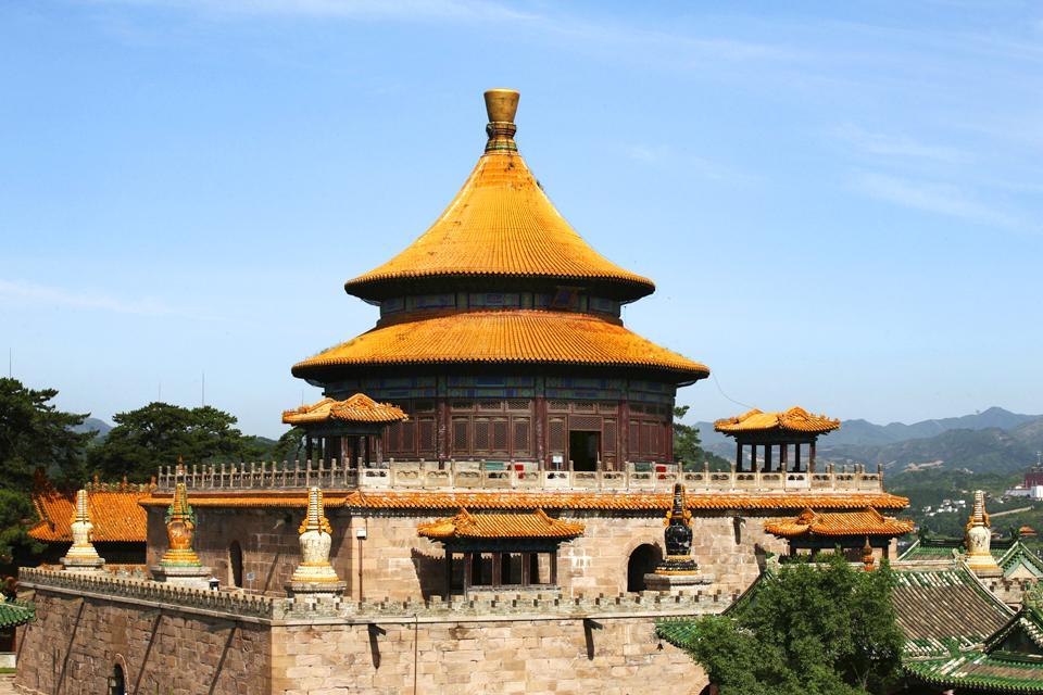 Chengde , Pule Tempel in Chengde , China