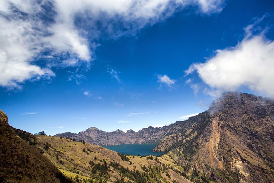 Le Mont  Rinjani  Lombok Indon sie 