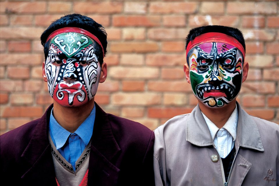 Make-up und Masken, Die Oper von Shaanxi, Die Künste und die Kultur, Die westlichen Provinzen