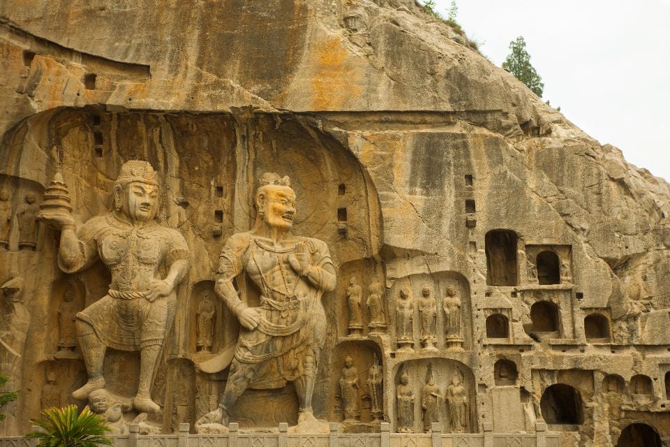 The Longmen Buddhist Grottoes , Longmen, guarded by stone , China