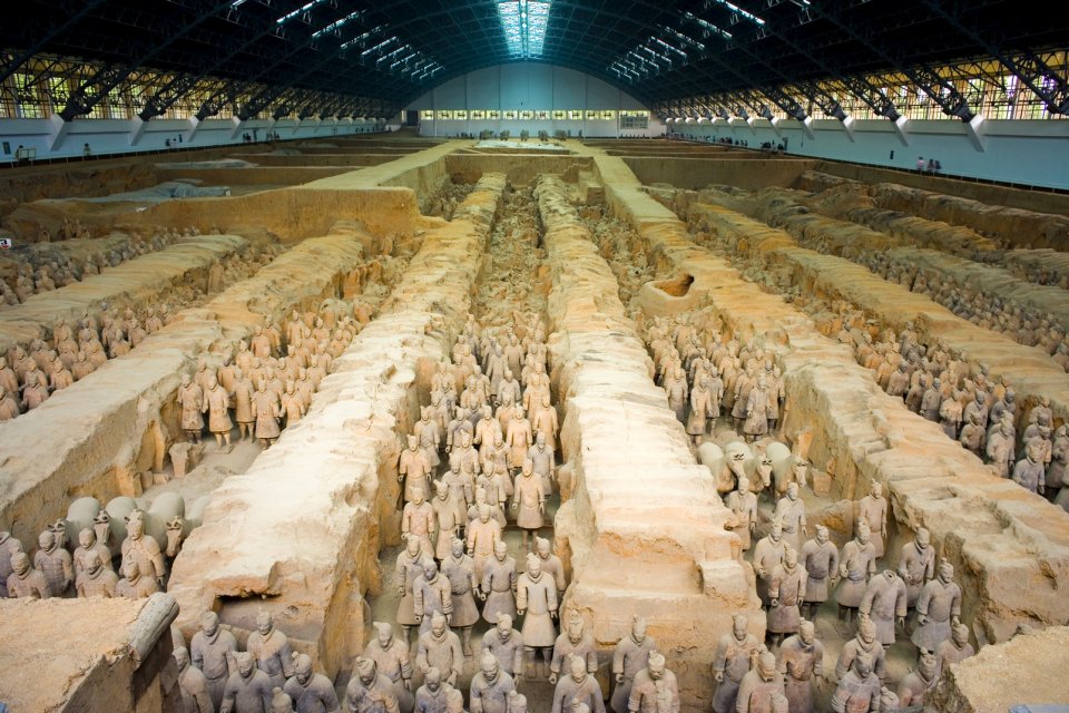 Les sites, Asie, Chine, Xian, terre cuite, statue, qin, empereur, terracotta, arm?e