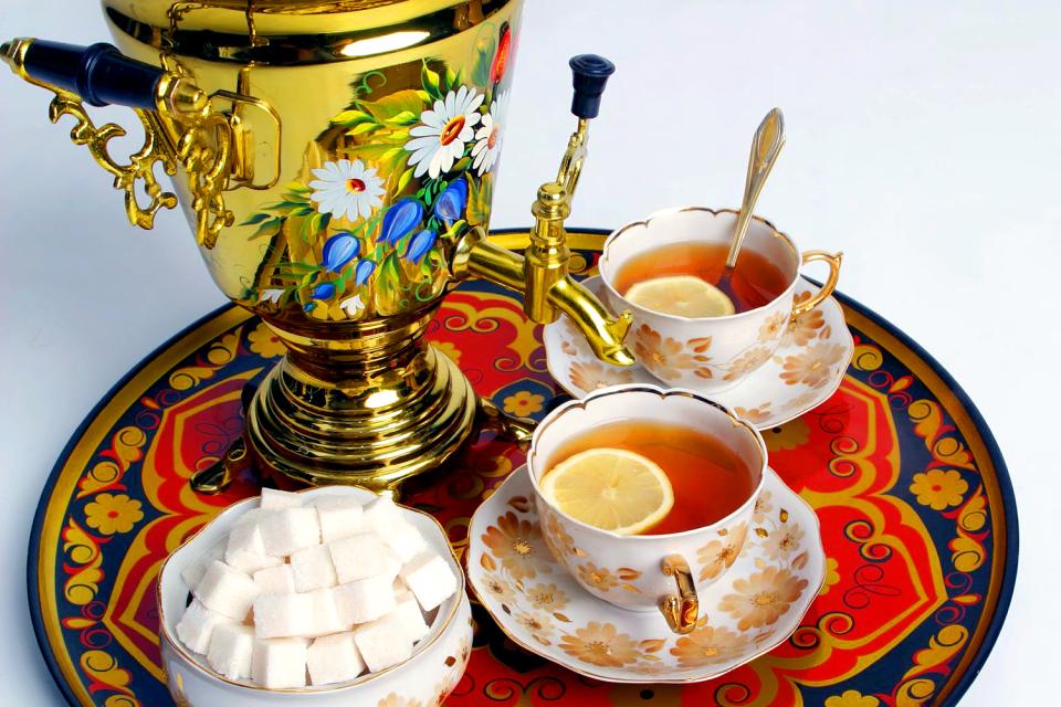 El té ruso , Rusia