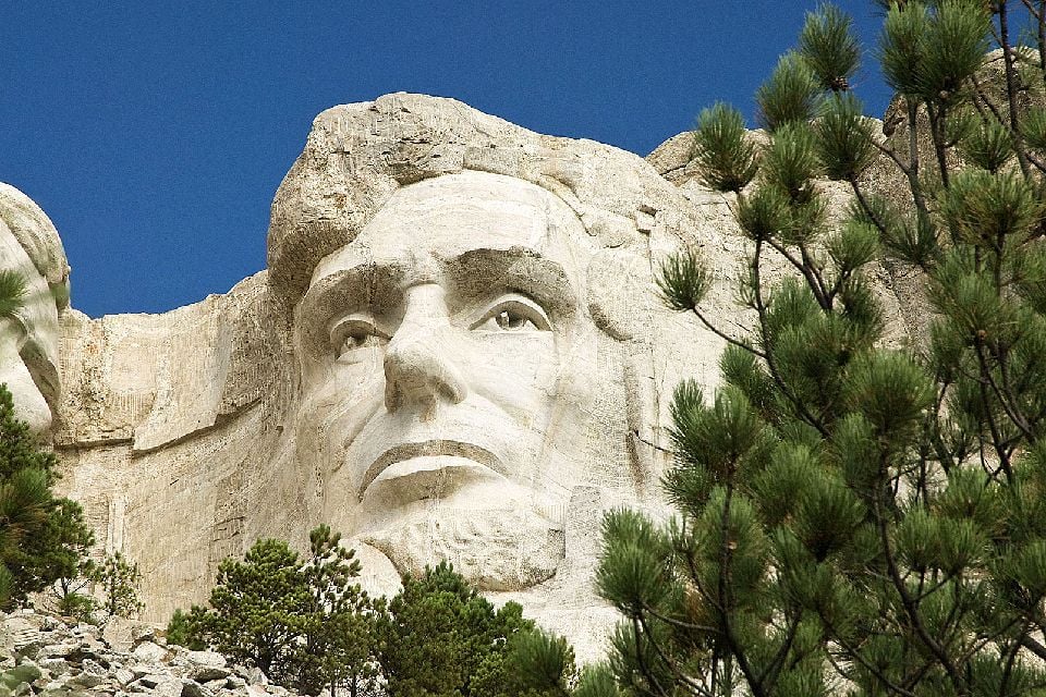 Le Mont Rushmore , Abraham Lincoln , Etats-Unis