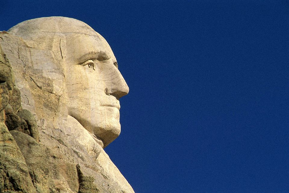 Le Mont Rushmore , George Washington , Etats-Unis