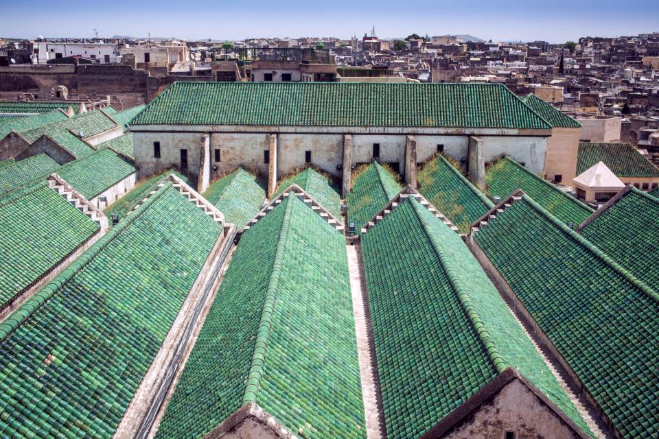 La moschea Al Quaraouiyine , Fez , Marocco