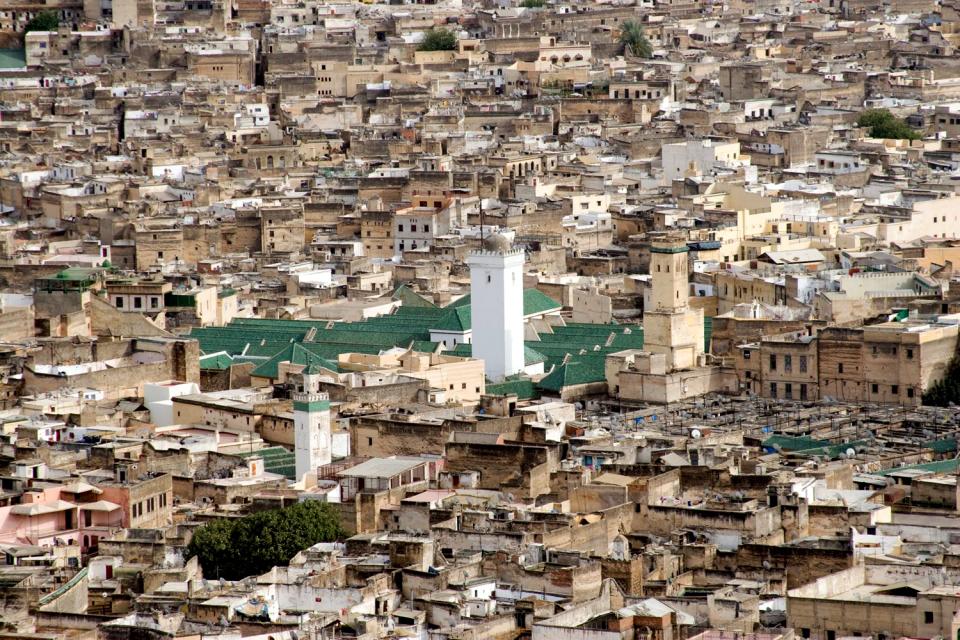 La mezquita Al Karaouine , Marruecos