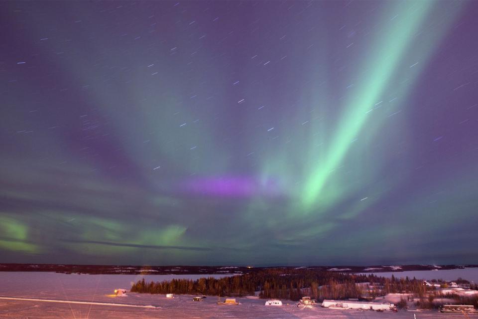 Las auroras boreales , Canadá