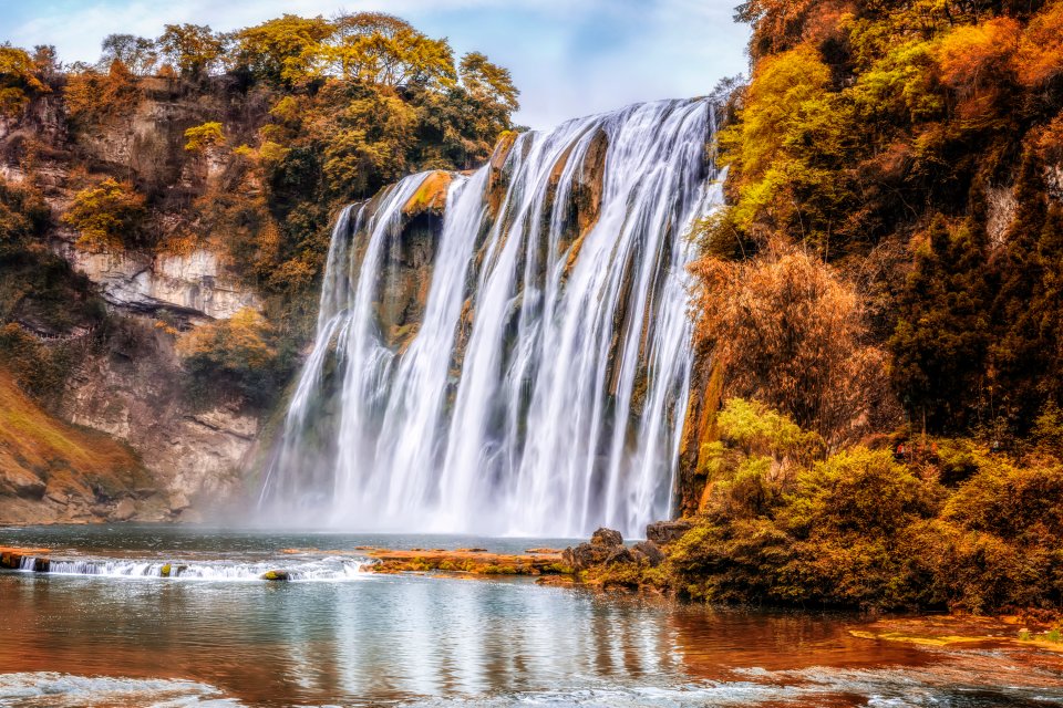 , Die Wasserfälle von Huangguoshu, Die Landschaften, Die westlichen Provinzen