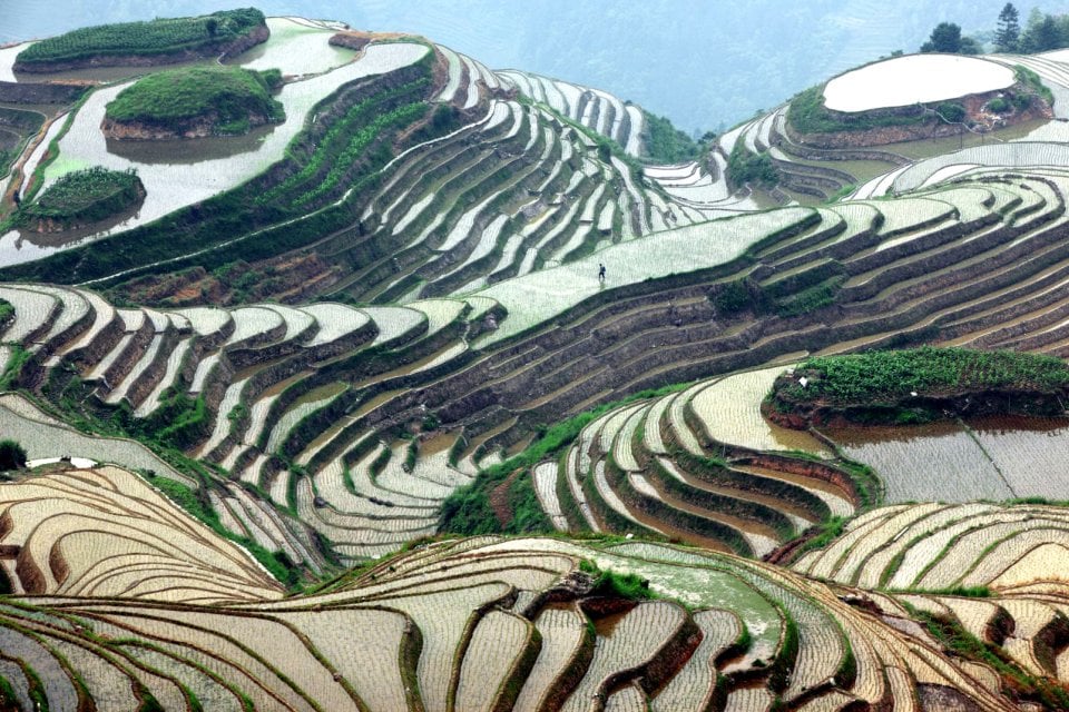 , Le risaie a terrazzamenti di Longji, I paesaggi, Le province dell'Ovest