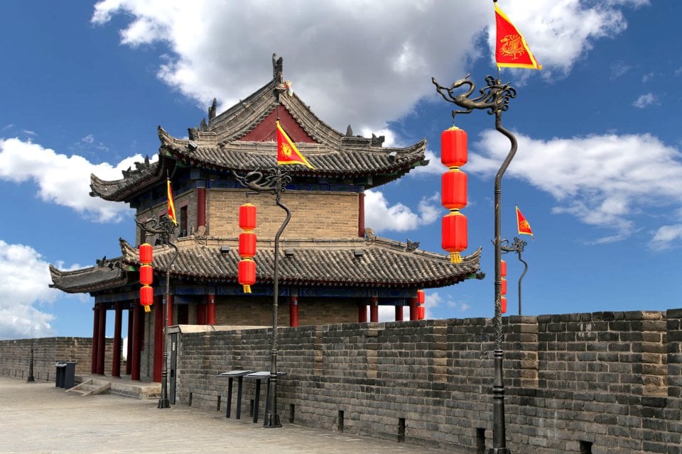 , Die Stadtmauer von Xi'an, Die Sehenswürdigkeiten, Die westlichen Provinzen