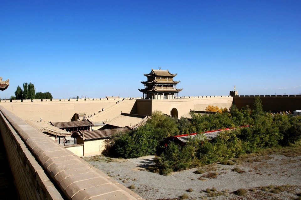 , Die chinesische Mauer in Jiayuguan, Die Sehenswürdigkeiten, Die westlichen Provinzen