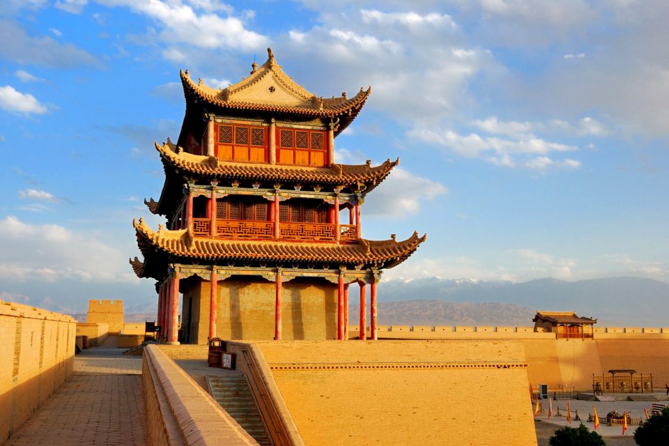, La Grande Muraglia Cinese a Jiayuguan, I siti, Le province dell'Ovest