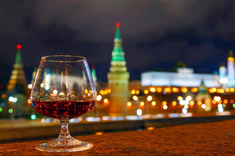 Wines and liqueurs , Russia