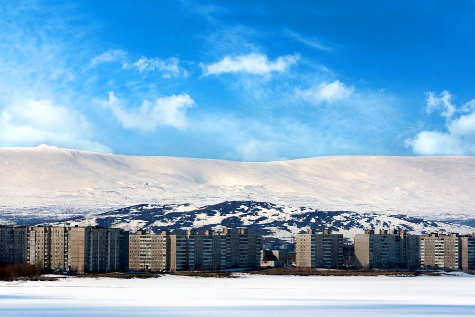 Lo sci sui Monti Khibiny , Russia