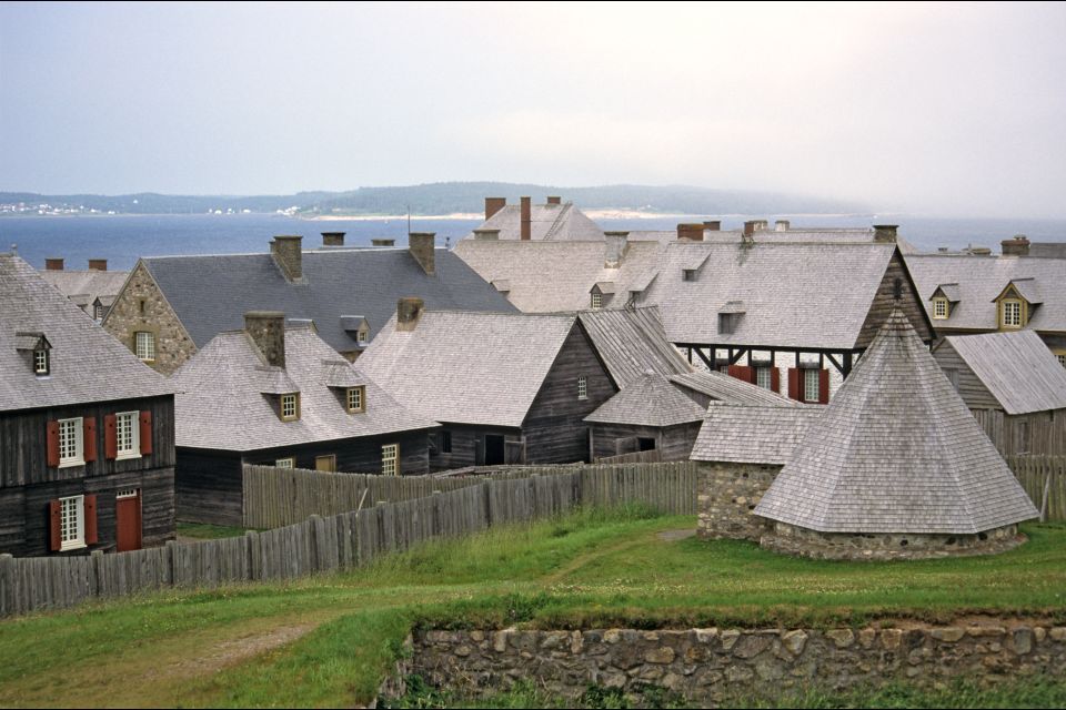 Les monuments, Louisbourg, forteresse, canada, amérique, nouvelle-ecosse, cap-breton, nova-scotia, fortification