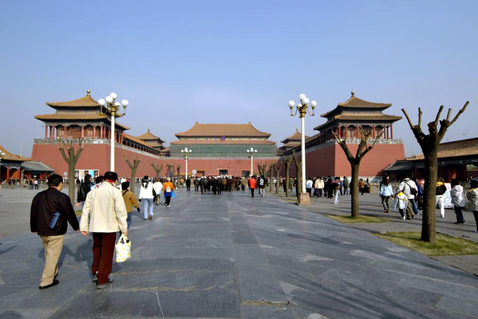 La place Tian'anmen , Chine