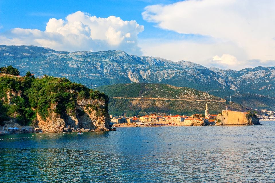 La côte Adriatique , Montenegro