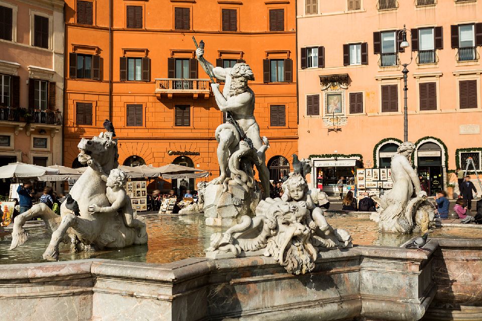 ROMA , Piazza Navona , Italia